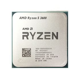 Hegem AMD Ryzen 5 3600 R5 3600 3.6 GHz 6 コア 12 スレッド CPU プロセッサ 7NM 65W L3=32M 100-000000031 ソケット AM4