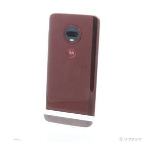 【中古】Motorola(モトローラ) Moto G7 Plus 64GB ビバレッド PADU0002JP SIMフリー 【377-ud】