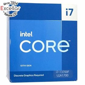 インテル(intel)の【新品訳あり(箱きず・やぶれ)】 Core i7 13700F 2.1GHz LGA1700 65W SRMBB(PCパーツ)