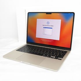 Apple Mac MacBook Air (マックブックエアー) M2 2022 Liquid Retinaディスプレイ 13.6インチ スターライト メモリ8GB SSD256GB MLY13J/A