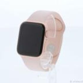 (中古)Apple Apple Watch SE 第1世代 GPS 40mm ゴールドアルミニウムケース ピンクサンドスポーツバンド(258-ud)