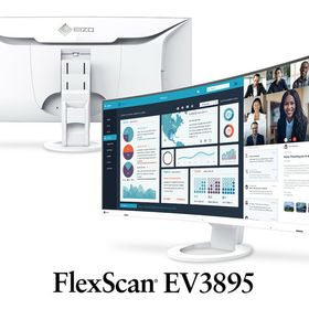 【新品/取寄品】37.5インチカラー液晶モニター FlexScan EV3895-WT ホワイト