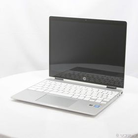 HP Chromebook x360 12b-ca0002TU 8MD65PA-AAAA セラミックホワイト&ナチュラルシルバー ［Pentium Silver N5000 (1.1GHz)／4GB／eMMC64GB／12インチワイド］