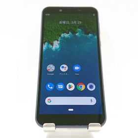 Android One S5 S5-SH Y!mobile ダークブルー 送料無料 本体 c03332 【中古】