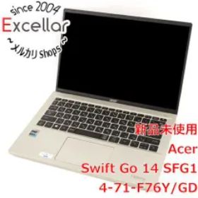 [bn:15] 【新品(開封のみ)】 Acer ノートパソコン Swift Go 14 SFG14-71-F76Y/GD ゴールド