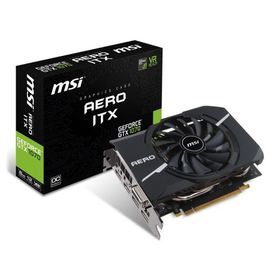 MSI ショート基盤採用 グラフィックスカード GEFORCE GTX 1070 AERO ITX 8G OC