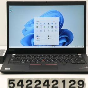 Lenovo ThinkPad T14 Gen1 Core i5 10310U 1.7GHz/16GB/256GB(SSD)/14W/FHD(1920x1080)/Win11【中古】【20240403】