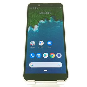 Android One S5 S5-SH SoftBank クールシルバー 送料無料 本体 c03414 【中古】