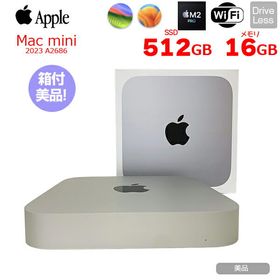 【中古】Apple Mac mini MNH73J/A A2686 M2 Pro 2023 小型デスク 選べるOS [Apple M2 Pro 10コア メモリ16GB SSD512GB 無線 BT シルバー 純箱 ]：美品