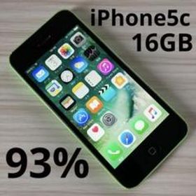 iPhone5c 16GB GREEN バッテリー93% SoftBank