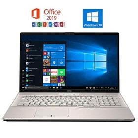 富士通 FMV LIFEBOOK NH90/D2 FMVN90D2G Win10 Microsoft Office 2019 Core i7 8GB/SSD256GB+HDD1TB/17.3インチ/Webカメラ/リモート 送料無料