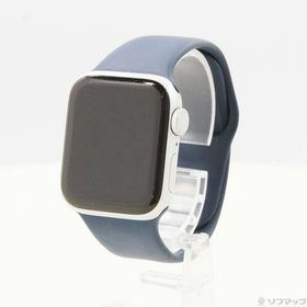 【中古】Apple(アップル) Apple Watch SE 第1世代 GPS 40mm シルバーアルミニウムケース アビスブルースポーツバンド 【262-ud】