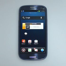 サムスン(SAMSUNG)のSamsung Galaxy SC-06D ダークブルー SIMフリー(スマートフォン本体)