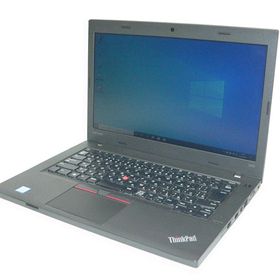 Windows10 Pro 64bit Lenovo ThinkPad L470 20J5-A007JP Core i5-7300U 2.6GHz メモリ 8GB SSD 256GB 光学ドライブなし 無線LAN 14インチ(1366×768) 中古ノートパソコン