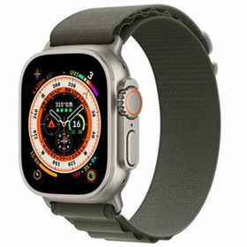【在庫あり・送料無料】Apple Watch Ultra GPS+Cellularモデル 49mm MQFN3J/A [グリーンアルパインループ M]