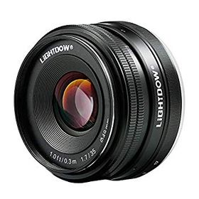 【中古】Lightdow 35?mm f1.7?aps-c e-mount Prime Lens for Sonyミラーレスカメラ: Alpha a5000?a5100?a6000?a6300?α NEX α NEX α NEX nex-5t NEX - z2zed1b