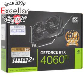MSI製グラボ GeForce RTX 4060 Ti VENTUS 2X BLACK 8G OC PCIExp 8GB [管理:1000026313]