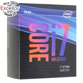 インテル(intel)のCore i7 9700K 3.6GHz LGA1151 95W SRELT 元箱あり(PC周辺機器)