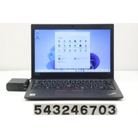 ノートパソコン Lenovo ThinkPad L380 Core i3 8130U 2.2GHz/8GB/256GB(SSD)/13.3W/FWXGA(1366x768)/Win11