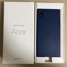 Xperia Ace III ブルー A203SO ワイモバイル