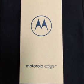 モトローラ(Motorola)のモトローラ Motorola edge40 SIMフリー イクリプスブラック(スマートフォン本体)