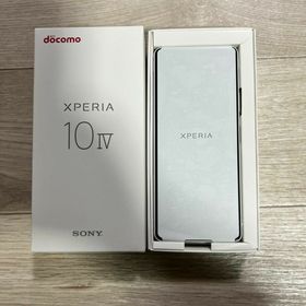 エクスペリア(Xperia)のシムフリー ドコモSONY Xperia 10 IV SO-52Cホワイト新品未(スマートフォン本体)