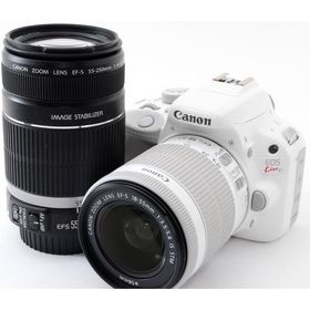 キヤノン デジタル一眼 CANON EOS Kiss X7 ホワイト ダブルズーム 中古 新品SDカード付き 届いてすぐに使える 動画撮影 長期保証