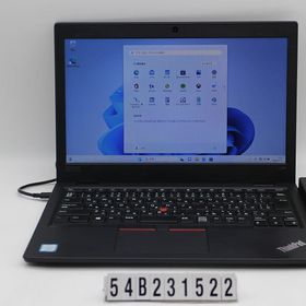 Lenovo ThinkPad L380 Core i5 8250U 1.6GHz/8GB/256GB(SSD)/13.3W/FWXGA(1366x768)/Win11 キー文字消え多数【中古】【20231227】
