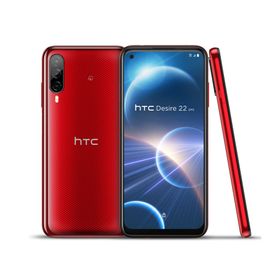 HTC Desire 22 pro サルサ・レッド SIMフリースマートフォン 99HATD003-00 MP020