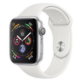 Apple Apple Watch Series4 44mm GPSモデル MU6A2J/A A1978【シルバーアルミニウムケース/ホワイトスポーツバンド】 [中古] 【当社3ヶ月間保証】 【 中古スマホとタブレット販売のイオシス 】