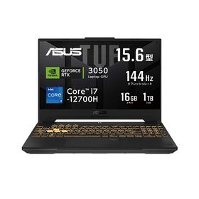 ASUS (エイスース) ゲーミングノートパソコン TUF Gaming F15 Windows 11 Home インテル Core i7-12700H メモリ16GB SSD512GB 15.6インチ メーカー再生品Aランク