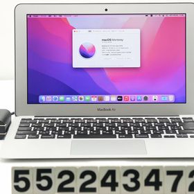 Apple MacBook Air A1465 Early 2015 Core i5 5250U 1.6GHz/4GB/120GB(SSD)/11.6W/FWXGA(1366x768)【中古】【20240412】