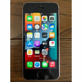 アップル(Apple)のiPhone SE スペースグレー 64GB SIMフリー(スマートフォン本体)