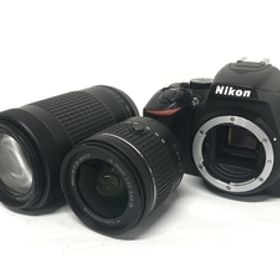 【動作保証】Nikon D3500 ボディ 18-55mm 70-300mm ダブル ズーム レンズ キット デジタル 一眼 レフ カメラ 撮影 趣味 中古 良好 F8737178