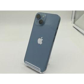 【中古】Apple au 【SIMフリー】 iPhone 14 128GB ブルー MPVJ3J/A【福岡筑紫】保証期間1ヶ月【ランクC】