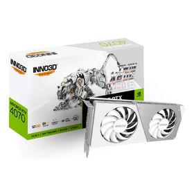 INNO3D GeForce RTX 4070 Twin X2 OC WHITE STEALTH グラフィックボード 代引き不可 お取り寄せ【新品】