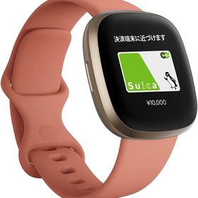 Fitbit Versa3 Alexa搭載/GPS搭載 スマートウォッチ Pink Clay ピンククレイ L/S サイズ 日本正規品