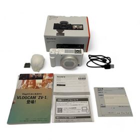 ☆ ソニー SONY コンパクトデジタルカメラ ZV-1 ホワイト ZV-1 W 24-70mm F1.8-2.8 ズームレンズ 248-33