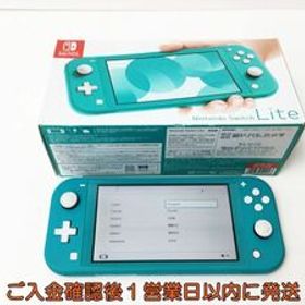 【1円】任天堂 Nintendo Switch Lite 本体/箱 セット ターコイズ ニンテンドースイッチ 動作確認済 内箱欠品 J06-801rm/F3