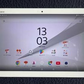 SONY XperiaZ4 Tablet SOT31 32GB wifi-cell SIMフリー 防水・防塵 white