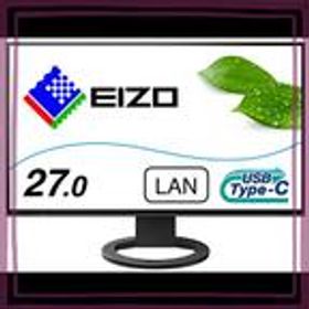 EIZO FLEXSCAN EV2795-BK (27.0型/2560×1440/フレームレスモニター/アンチグレアIPS/疲れ目軽減/ブラック)