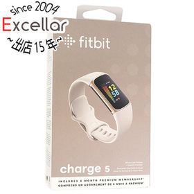 Fitbit Fitbit Charge 5 FB421GLWT-FRCJK ルナホワイト/ソフトゴールド 未使用 [管理:1150021568]