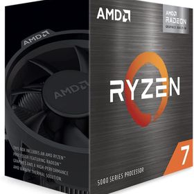AMD Ryzen 7 5700G with Wraith Stealth cooler 3.8GHz 8コア / 16スレッド 72MB 100-000263BOX 三年保証 [並行輸入品]