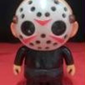 チビ柔術ホッケーマスク インディーズソフビ レッドシャーク