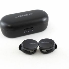 ボーズ(BOSE)のBOSE Sport Earbuds 完全ワイヤレスイヤホン USED美品 スポーツ向け 防滴 IPX4 Bluetooth マイク トリプルブラック ボーズ 完動品 V0419(ヘッドフォン/イヤフォン)