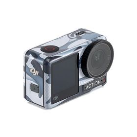 OSMO ACTION 4 カメラ保護シート(カモフラージュ柄 青)