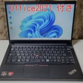 ThinkPad E14 Ryzen3 8GB 指紋認証Office2021