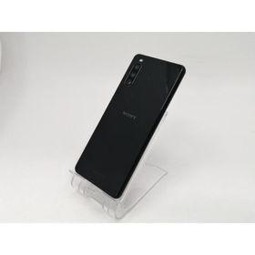 【中古】SONY 楽天モバイル 【SIMフリー】 Xperia 10 III Lite ブラック 6GB 64GB XQ-BT44【ECセンター】保証期間１ヶ月【ランクB】