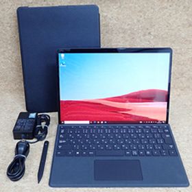 【中古 美品】Surface Pro X ブラック LTE Model：1876 [13インチ/SQ2/16GB/512GB] キーボード スリムペン2 など付属付き(PDB150-1)