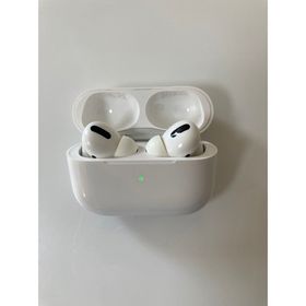 アップル(Apple)のAirPods Pro ホワイト MWP22ZM/A 左方耳ノイズ有 中古品(ヘッドフォン/イヤフォン)